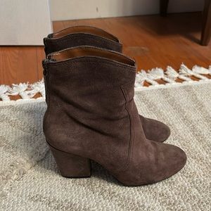 Nine West Brown Ankle Boots